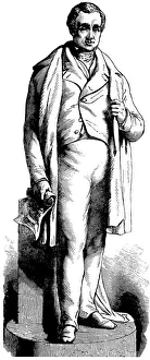 Statue of railway pioneer George Stephenson The Illustrated London News Statue of railway pioneer George Stephenson The Illustrated London News