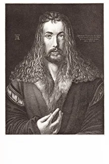 Famous influential people/famous artists albrecht durer 1471 1528/steel engraving german painter albrecht daoerer Famous influential people/famous artists albrecht durer 1471 1528/steel engraving german painter albrecht daoerer