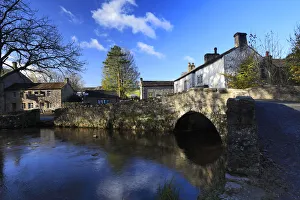 Stone bridge over Malham Beck, Malham village Stone bridge over Malham Beck, Malham village