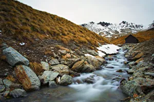 Stream at the remarkables peak of Queenstown Stream at the remarkables peak of Queenstown
