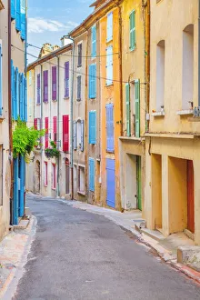 Streets in a small old town in Provence, France Streets in a small old town in Provence, France