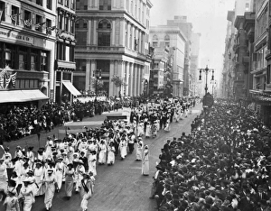Suffragette Parade through New York City, 3rd May 1913 Suffragette Parade through New York City, 3rd May 1913