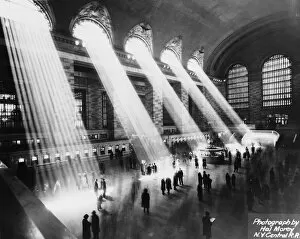 Top Sellers - Art Prints Collection: Sun Beams Into Grand Central Station