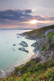 Fine art photography/sunset freathy beach whitsand bay cornwall Fine art photography/sunset freathy beach whitsand bay cornwall