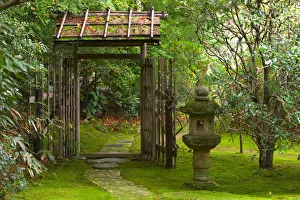 Tea House Path and Garden, Kyoto, Honshu, Japan Tea House Path and Garden, Kyoto, Honshu, Japan