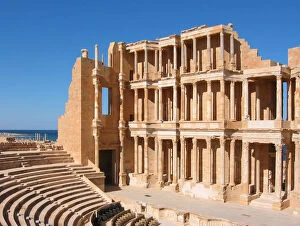 Tripoli Collection: Theatre, Sabratha, Libya