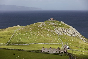 Torr Head with Scottish coast at back, County Antrim, Northern Ireland, United Kingdom, Europe, PublicGround Torr Head with Scottish coast at back, County Antrim, Northern Ireland, United Kingdom, Europe, PublicGround