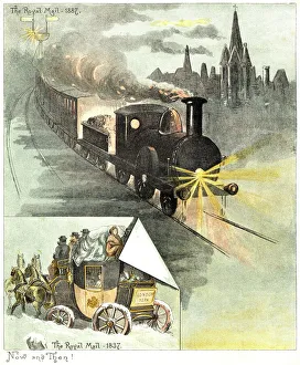 Transporting the Royal Mail in 1837 and 1887 Transporting the Royal Mail in 1837 and 1887