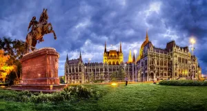 Budapest Parliament Facade Print