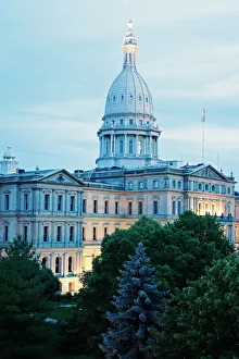 USA, Michigan, Lansing, State Capitol Building USA, Michigan, Lansing, State Capitol Building