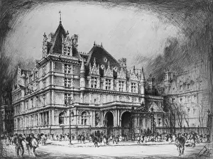 Money Prints: Vanderbilt Mansion Enlargement Print circa 1892