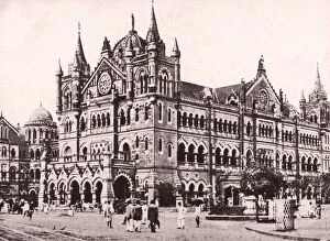 Black Rail Collection: Victoria Station Bombay