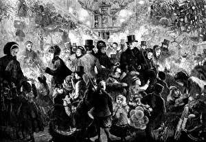 Victorian Christmas Market 1870 - The Illustrated London News Victorian Christmas Market 1870 - The Illustrated London News