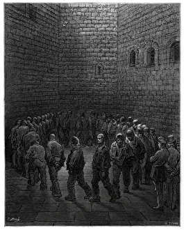 Victorian London - Newgate Prison Exercise Yard Victorian London - Newgate Prison Exercise Yard