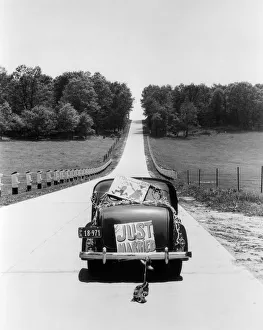 Collections/retrofile h armstrong roberts 1883 1947 photography/view car just married sign Collections/retrofile h armstrong roberts 1883 1947 photography/view car just married sign