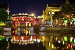 View to Japanese Covered Bridge, Hoi An, Vietnam View to Japanese Covered Bridge, Hoi An, Vietnam
