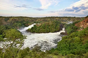 View of Murchison Falls National Park, Uganda at sunset View of Murchison Falls National Park, Uganda at sunset