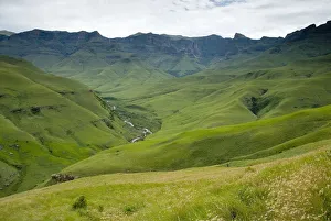 View of Ndedema Gorge with Mountain Range in the Background View of Ndedema Gorge with Mountain Range in the Background