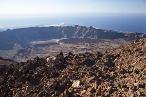 Spain Travel Destination Prints: View from the summit of Mount Teide