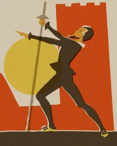 Vintage Performing Arts Prints: Ballet Dancer