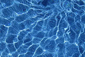 Blue Background Photography Prints: Water, reflecting pattern, Canada