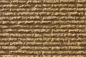 Brick Wall Photography Prints: Weathered brick wall