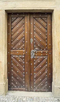 Images Dated 14th July 2015: Weathered wooden door to old house