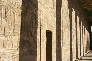 West Collonade at temple of Isis on Philae Island West Collonade at temple of Isis on Philae Island