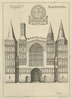 The West Prospect of Rochester Cathedral, 1660 The West Prospect of Rochester Cathedral, 1660