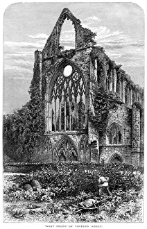 West Front of Tintern Abbey, Monmouthshire, Wales West Front of Tintern Abbey, Monmouthshire, Wales