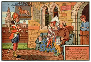 Who Comes Here?, A Grenadier - Victorian nursery rhyme illustration Who Comes Here?, A Grenadier - Victorian nursery rhyme illustration