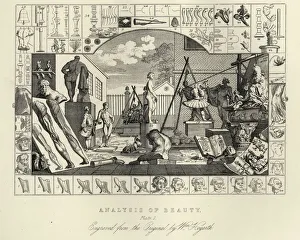 William Hogarth The Analysis of Beauty, Plate 1 William Hogarth The Analysis of Beauty, Plate 1