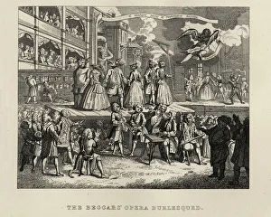 William Hogarths, The Beggars Opera Burlesqued William Hogarths, The Beggars Opera Burlesqued
