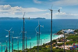 Wind turbine at Koh Lan, Pattaya, Thailand Wind turbine at Koh Lan, Pattaya, Thailand