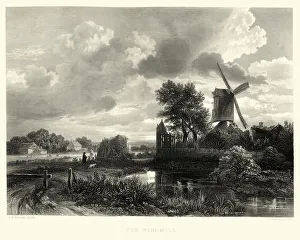 The Windmill, after Jacob van Ruisdael, 17th Century The Windmill, after Jacob van Ruisdael, 17th Century
