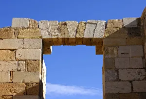 Window, Ruins of the Roman City Leptis Magna, Libya Window, Ruins of the Roman City Leptis Magna, Libya