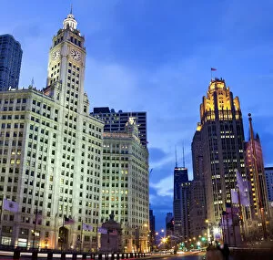 Architecture Collection: Wrigley Building and Tribune Building