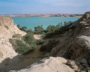 Yoa Lake , Ounianga Kebir , Tibesti-Ennedi , Sahara Desert , Chad Yoa Lake , Ounianga Kebir , Tibesti-Ennedi , Sahara Desert , Chad