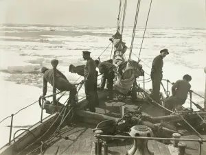 Entering the pack ice, December 9, 1914 Entering the pack ice, December 9, 1914