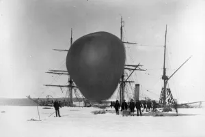 Eva about to ascend, 4 February 1902 Eva about to ascend, 4 February 1902