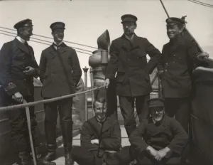 Group of Officers on the Bridge Group of Officers on the Bridge