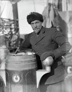 Thomas Orde-Lees on deck of Endurance Thomas Orde-Lees on deck of Endurance