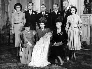 The Christening Group in Buckingham Palace December 1948 Christening of Princess The Christening Group in Buckingham Palace December 1948 Christening of Princess