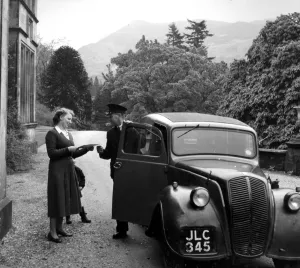 Decades - 1950s - Night Mail from London (steam train) - Letter arrives in Scotland Decades - 1950s - Night Mail from London (steam train) - Letter arrives in Scotland