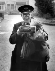 On His Last Delivery, 12th November 1959 Postman Frederick Smith of Essex Road, Longfield On His Last Delivery, 12th November 1959 Postman Frederick Smith of Essex Road, Longfield