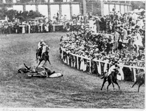 The Derby at Epsom the suffragette incident Emily Davison The horse Anmer (owned