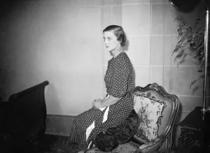 Princess Marina Tries on a Trousseau Gown Print