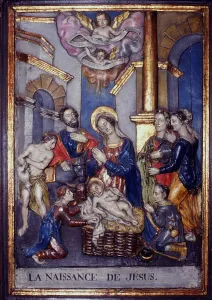 France Savoy Lanslevillard Church of St. Michel Nativity France Savoy Lanslevillard Church of St. Michel Nativity