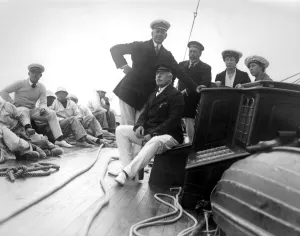 The King in Yacht Race at Cowes The King, Princess Mary, the Marquise d'Hautpool The King in Yacht Race at Cowes The King, Princess Mary, the Marquise d'Hautpool