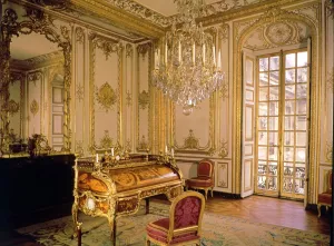 The Kings cabinet de travail (study) at Versailles. The Sun King by Nancy Mitford The Kings cabinet de travail (study) at Versailles. The Sun King by Nancy Mitford